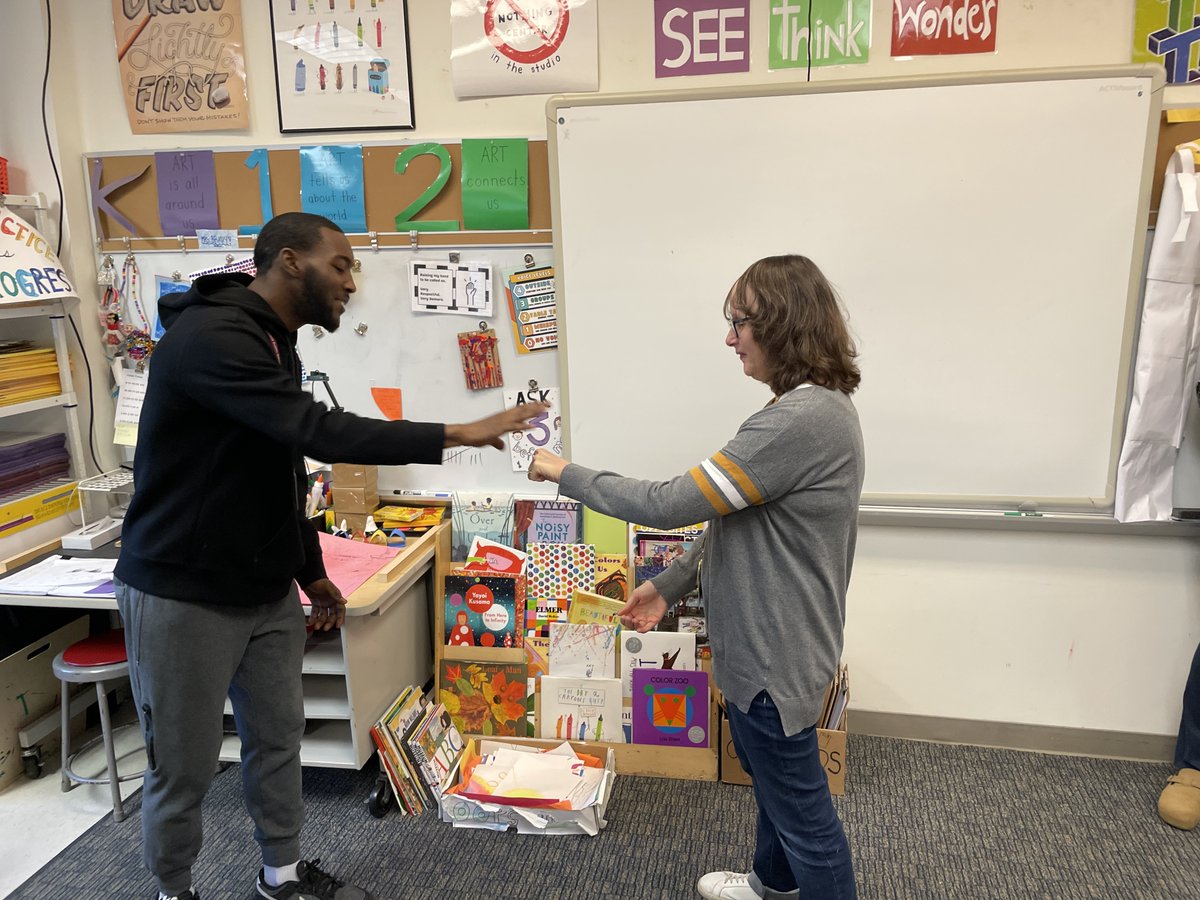 AlcottSchool's tweet photo. The Rock-Paper-Scissors Tournament is down to the Final Four. The Championship takes place on April 16 at our All School Meeting.  The students will see Mr. Williams take on Joe and then Mrs. Desmond will take on Mrs. Libby. The 2 winners will meet in the epic Finals.  😀🏆 https://t.co/JufavZJ3z1
