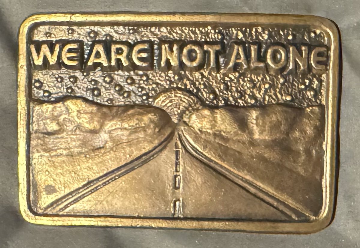 OurCE3K's tweet image. A Friday “Howdy!” to our CE3K followers! (It’s a belt buckle … context is so important.)