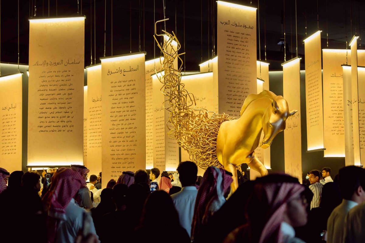 BandarKAlfaisal's tweet photo. أشكر القائمين على تنظيم معرض #في_محبة_خالد_الفيصل، الذي احتفى بمسيرة والدي الأمير خالد الفيصل، وسلط الضوء على أثره الثقافي والفكري والإنساني.

كما أُثمن دور جميع المشاركين في تقديم هذا العمل المميز، وما حمله من محبة وتقدير مستحق. https://t.co/Zc0OejU1CP