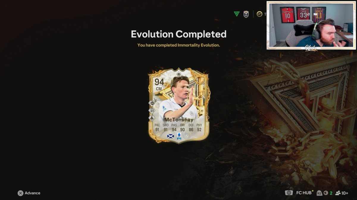 ICON Immortal EVO McTominay is HOME!

Hes so pretty 😍