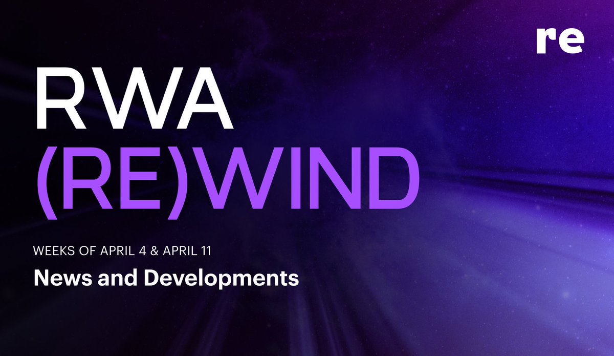 No tariffs on RWAs btw. Here is this week’s RWA (re)cap:

+ Investors flight to safety in stablecoins and RWAs amid market tension
+ USDC stablecoin issuer Circle files IPO
+ Private equity Apollo invests in Plume
