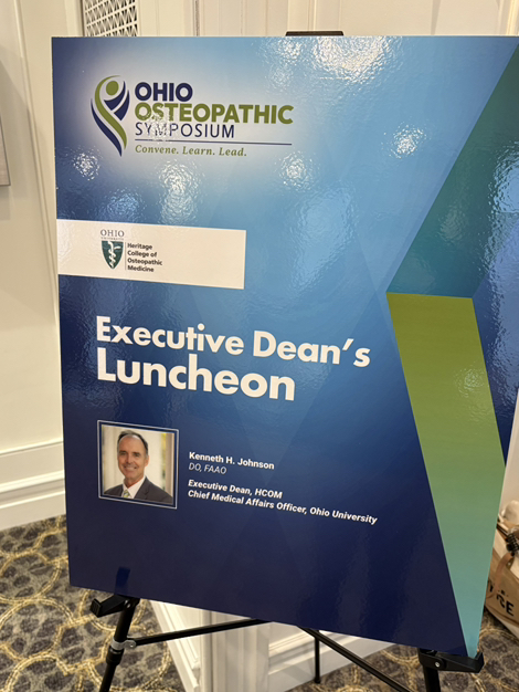 Heritage College (@ouhcom) on Twitter photo Executive Dean <a href="/DrKenDO/">Kenneth Johnson, DO</a> shared the latest developments and strategic vision for #OUHCOM during the Executive Dean's Luncheon at the Ohio Osteopathic Symposium. #OhioOsteo <a href="/OhioDOs/">OhioOsteopathicAssn 😷+6👣+💉</a> Executive Dean <a href="/DrKenDO/">Kenneth Johnson, DO</a> shared the latest developments and strategic vision for #OUHCOM during the Executive Dean's Luncheon at the Ohio Osteopathic Symposium. #OhioOsteo <a href="/OhioDOs/">OhioOsteopathicAssn 😷+6👣+💉</a>