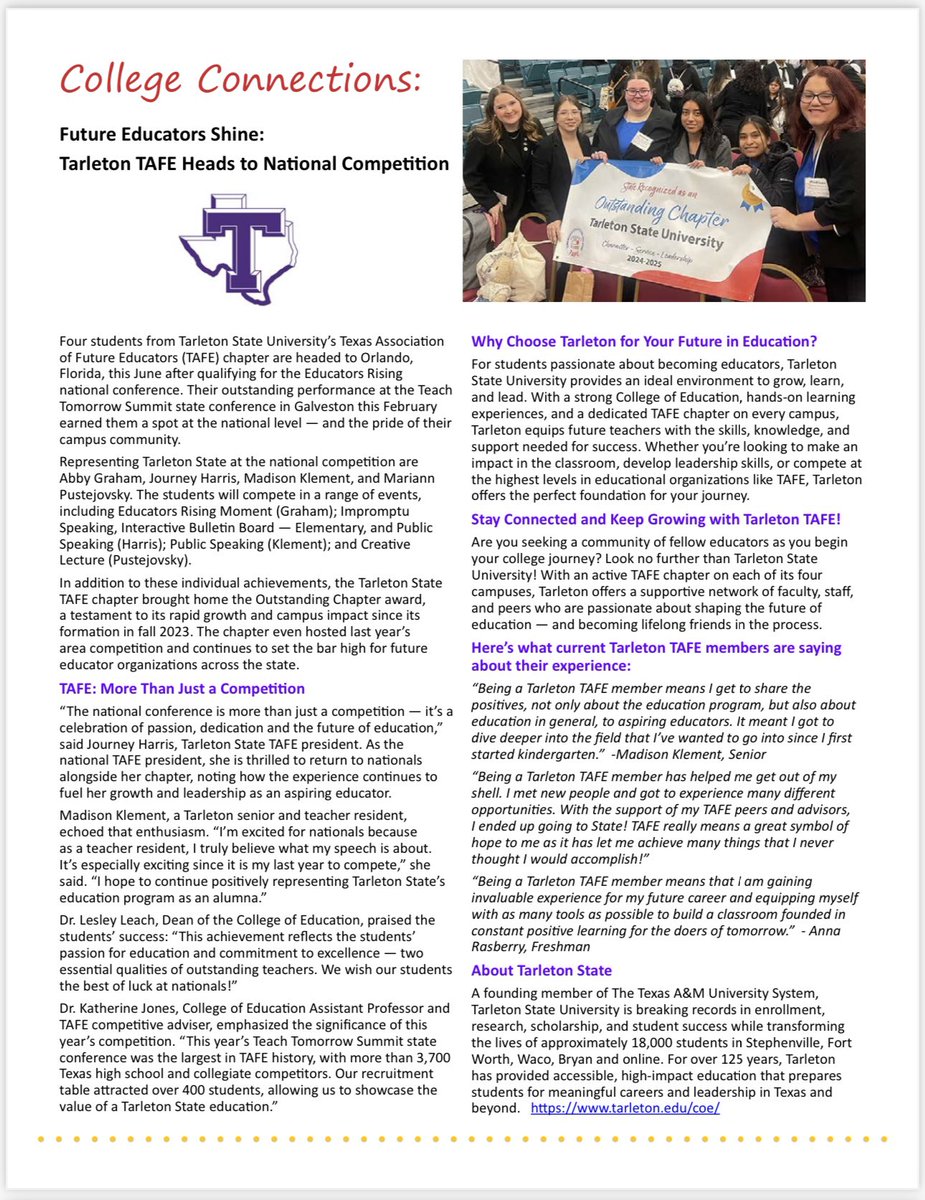 TX Future Educators tweet media