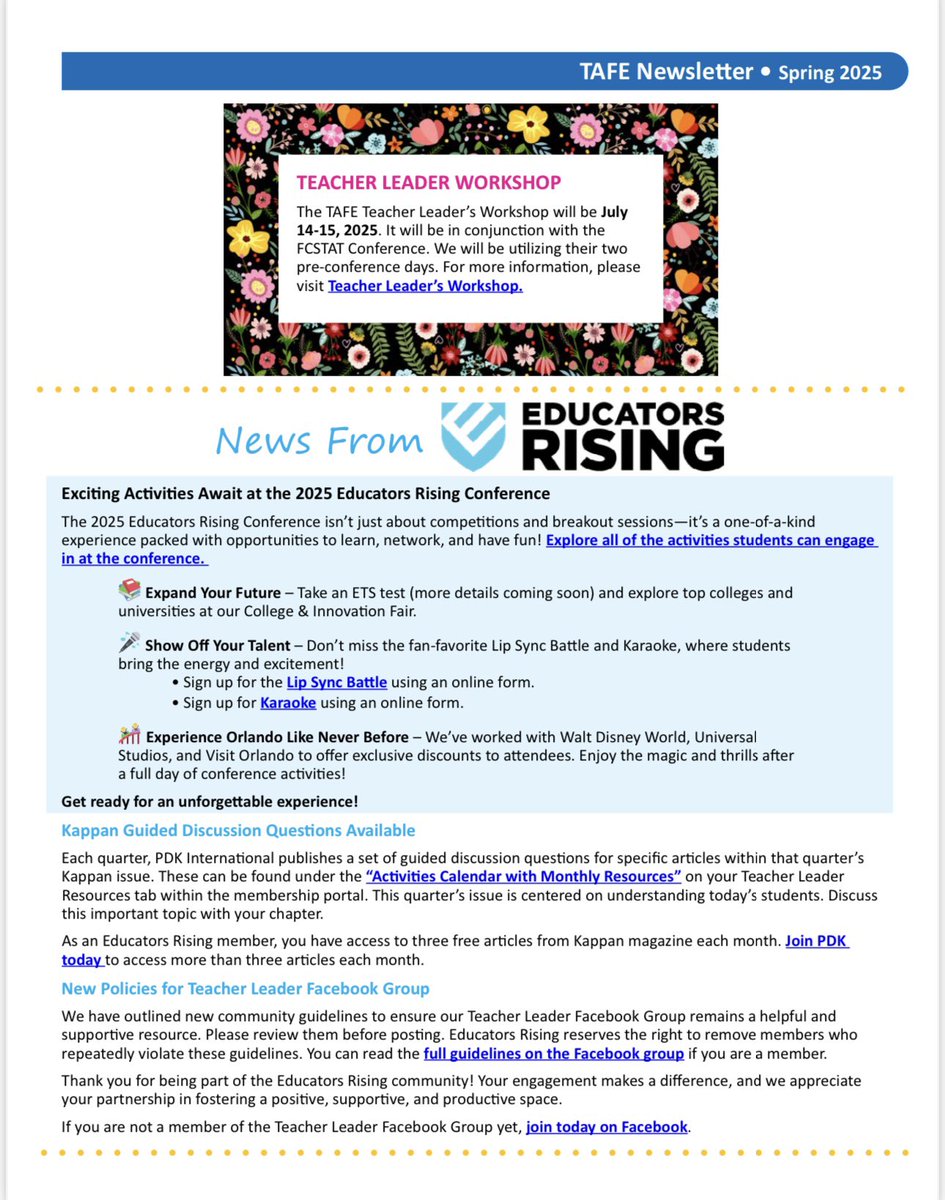 TX Future Educators tweet media