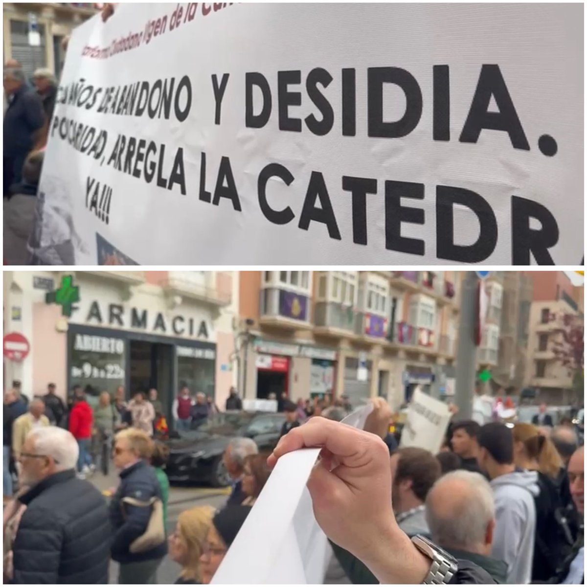 CatedralCT's tweet photo. POR LA RESTAURACIÓN DE LA CATEDRAL DE CARTAGENA Y SU HABILITACIÓN PARA EL CULTO
@DiocDeCartagena
@ObispoCartagena
#PCVC https://t.co/qEaCIF1Y7r