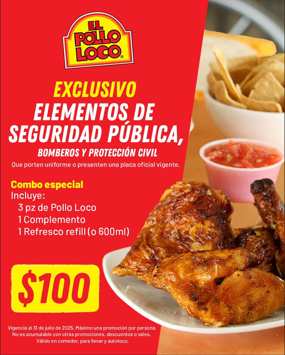 saz2000's tweet photo. Muchísimas gracias a la cadena restaurantera El Pollo Loco por considerarnos 🫡 #polloloco saludos cordiales https://t.co/wR8keToffe