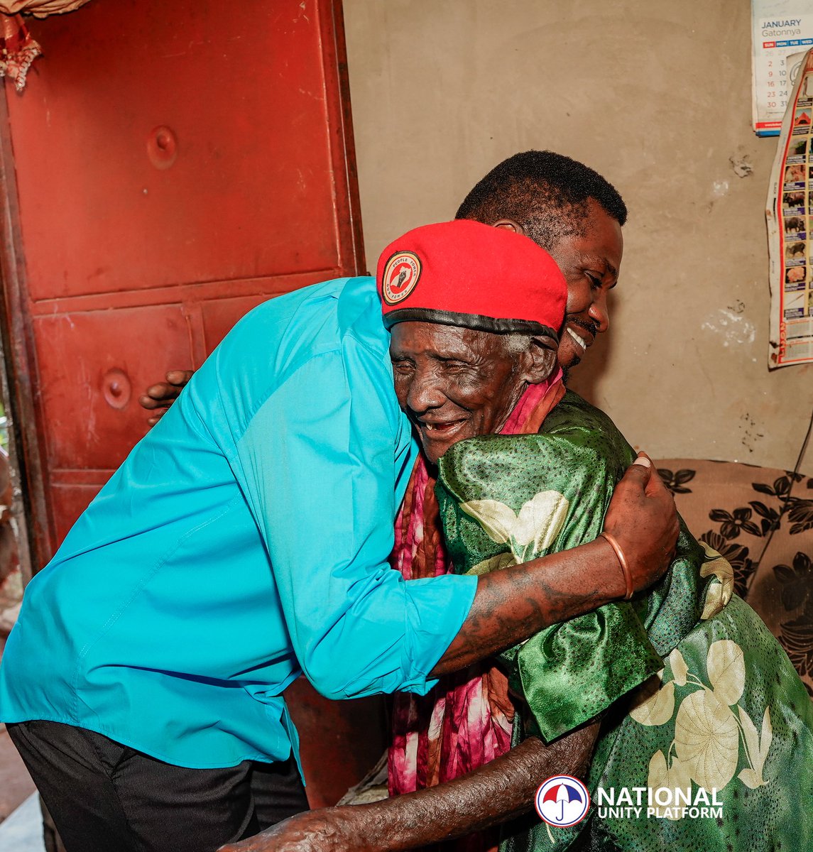 HEBobiwine's tweet photo. Upon returning from official duties in the United Kingdom, we visited and had a chat with our comrade jajja Tausi, one of the many elderly citizens who have not only embraced but also continue to amplify our message for change. We pray and work hard every day to see to it that citizens like jajja Tausi who have survived the reign of several regimes get the chance to finally experience what it feels like to have a functional country.