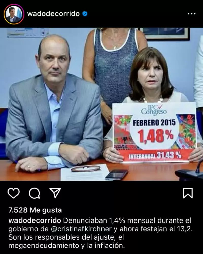 nmaldonadoarg's tweet photo. @porquetendencia @INDECArgentina Bullrich debe estar en llamas con este dato de inflación del INDEC https://t.co/9HbnEVR5R2