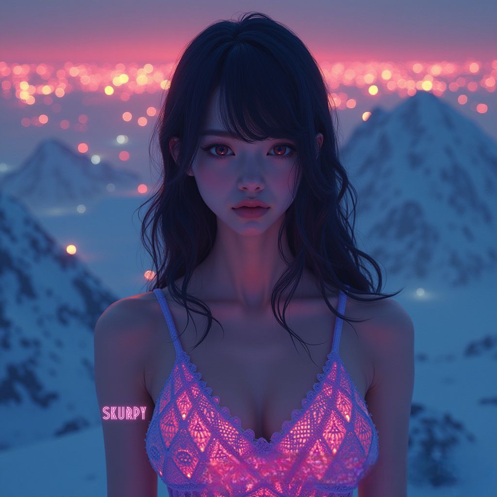 NEW ✨️
<a href="/SkurpySocial/">Skurpy</a>

Stylish Skurpy Girl
Neon bright,
Inner light,
Style so bold,
Story told.
She shines.

1 ed
15 $xtz

skurpy.com/marketplace/co…