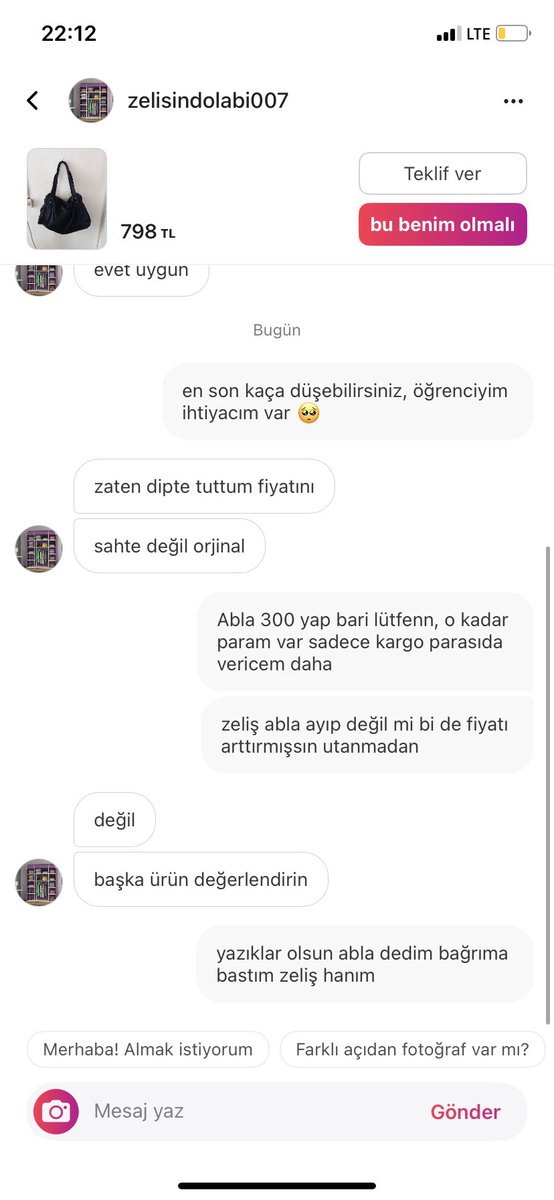 Zeliş abla senden hiç beklemezdim…