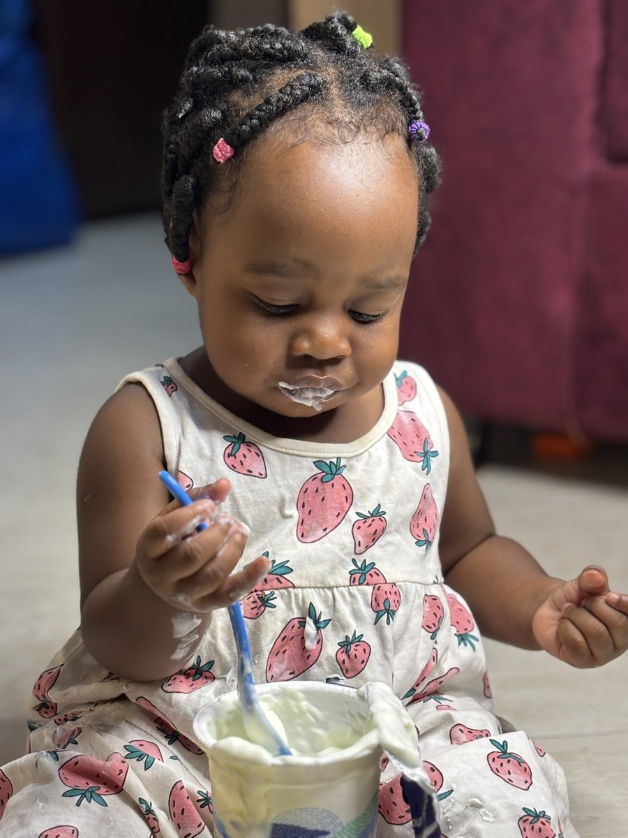 AltezzaBlessing's tweet photo. Today we tried the Jesa Plain Yoghurt. 
You guys, I think we need to stick to the Strawberry Flavor. https://t.co/1FjMLNS5Dy