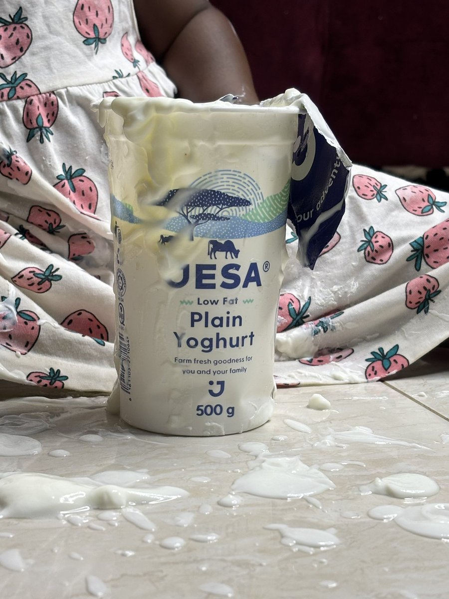 AltezzaBlessing's tweet photo. Today we tried the Jesa Plain Yoghurt. 
You guys, I think we need to stick to the Strawberry Flavor. https://t.co/1FjMLNS5Dy