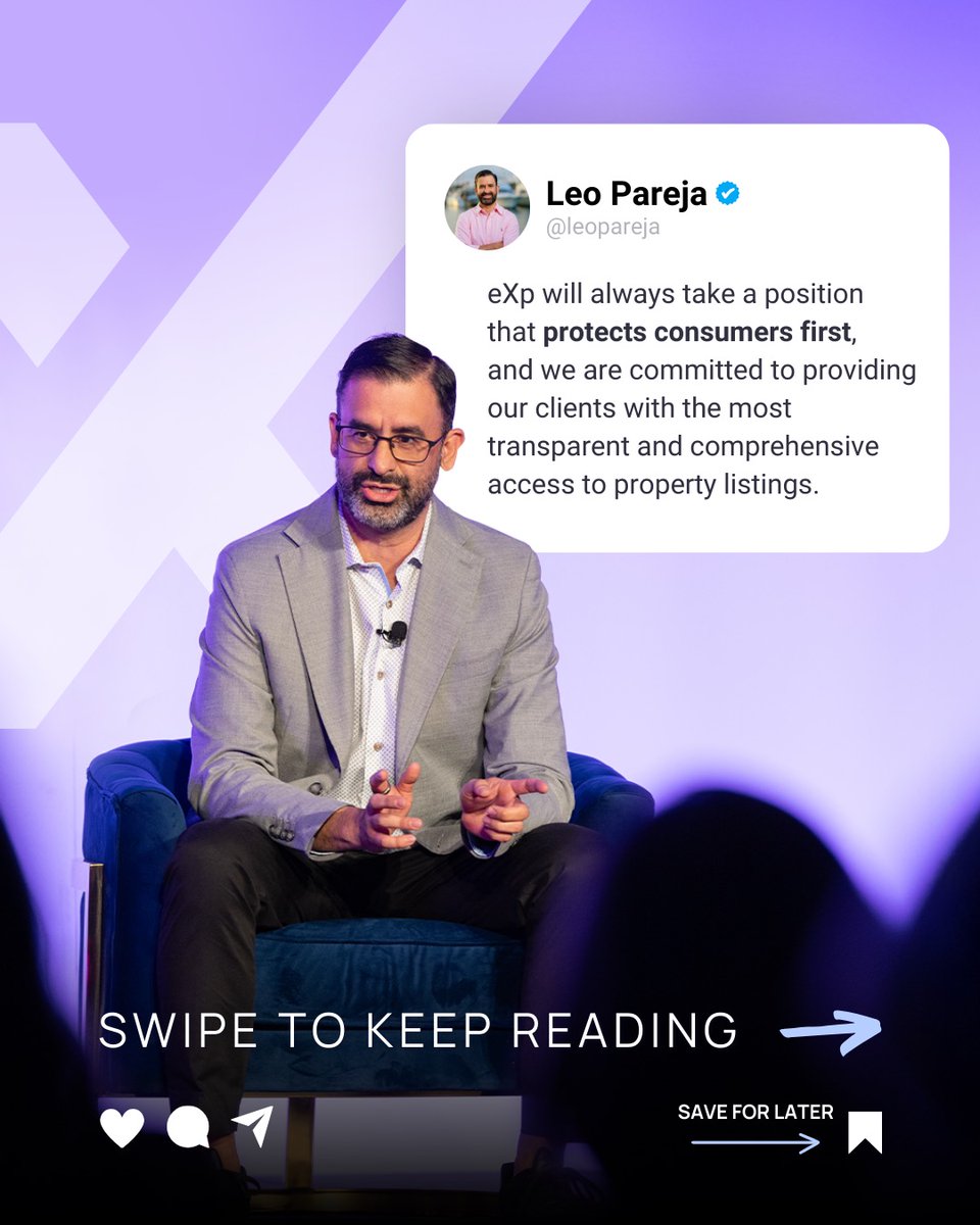 eXpRealty's tweet photo. The days of hidden listings are over. eXp is the first major brokerage to say If a home's being marketed, it's being shared with everyone.

Let's raise the bar - together. 

#eXpProud #ConsumerFirst #WhereTheProsGoToGrow #WhereTeamsGoToGrow #TransparencyMatters https://t.co/SSqbUCyNws