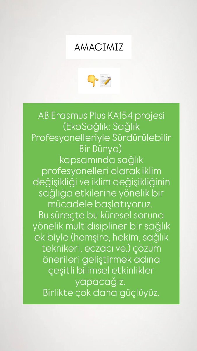 EkoSağlık: Sağlık Profesyonelleriyle Sürdürülebilir Bir Dünya 🌍👇