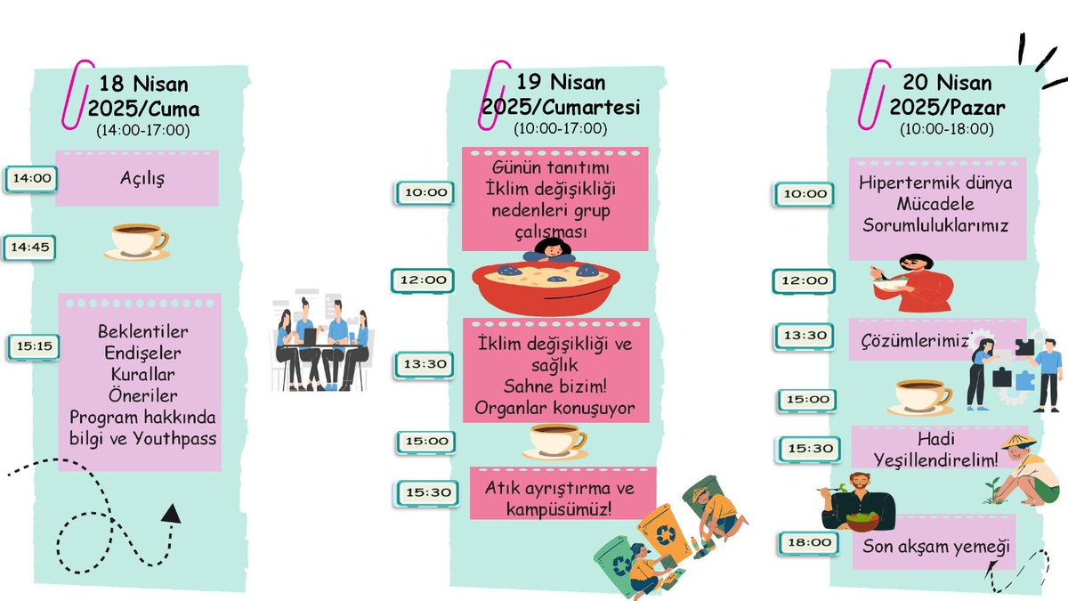 EkoSağlık: Sağlık Profesyonelleriyle Sürdürülebilir Bir Dünya 🌍

Program içeriğimiz 👇🧡🎉🎉