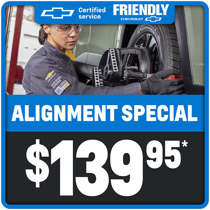 When was the last time you took your vehicle in for an alignment? 🤔 Not quite sure? Well it's never been a better time to do it🚘

Claim your service coupon today✅ (link in bio)

#FriendlyChevy #DriveFriendlyDallas #Chevrolet #ChevroletUSA #CarCare #CarService #ServiceCenter