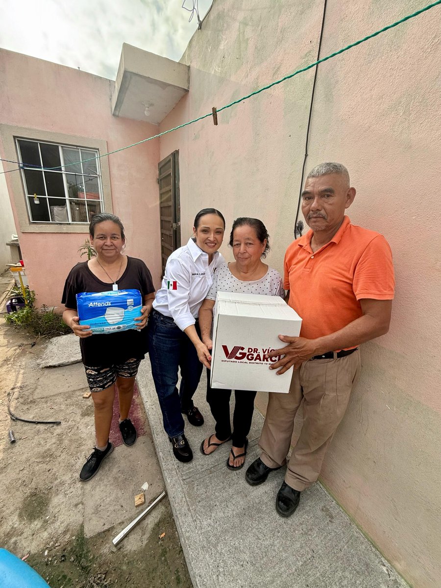 DrVictorGF's tweet photo. Seguimos entregando apoyos alimentarios para cuidar la #Salud de nuestras familias #Matamorenses. Gracias a mi esposa Mónica y al equipo de #Gestoría por hacerlo posible.

¡🙌Unidos para ayudar!

#HaciendoBienLasCosas #DrVíctorGarcía
#Diputado #Congreso #Legislatura66 https://t.co/PQjFsNHBWh