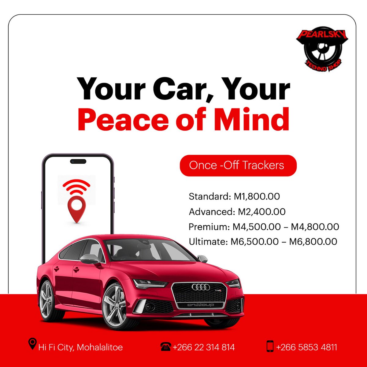 Easter Special. 

Get a Tracker today. +26622314814 | 62400961