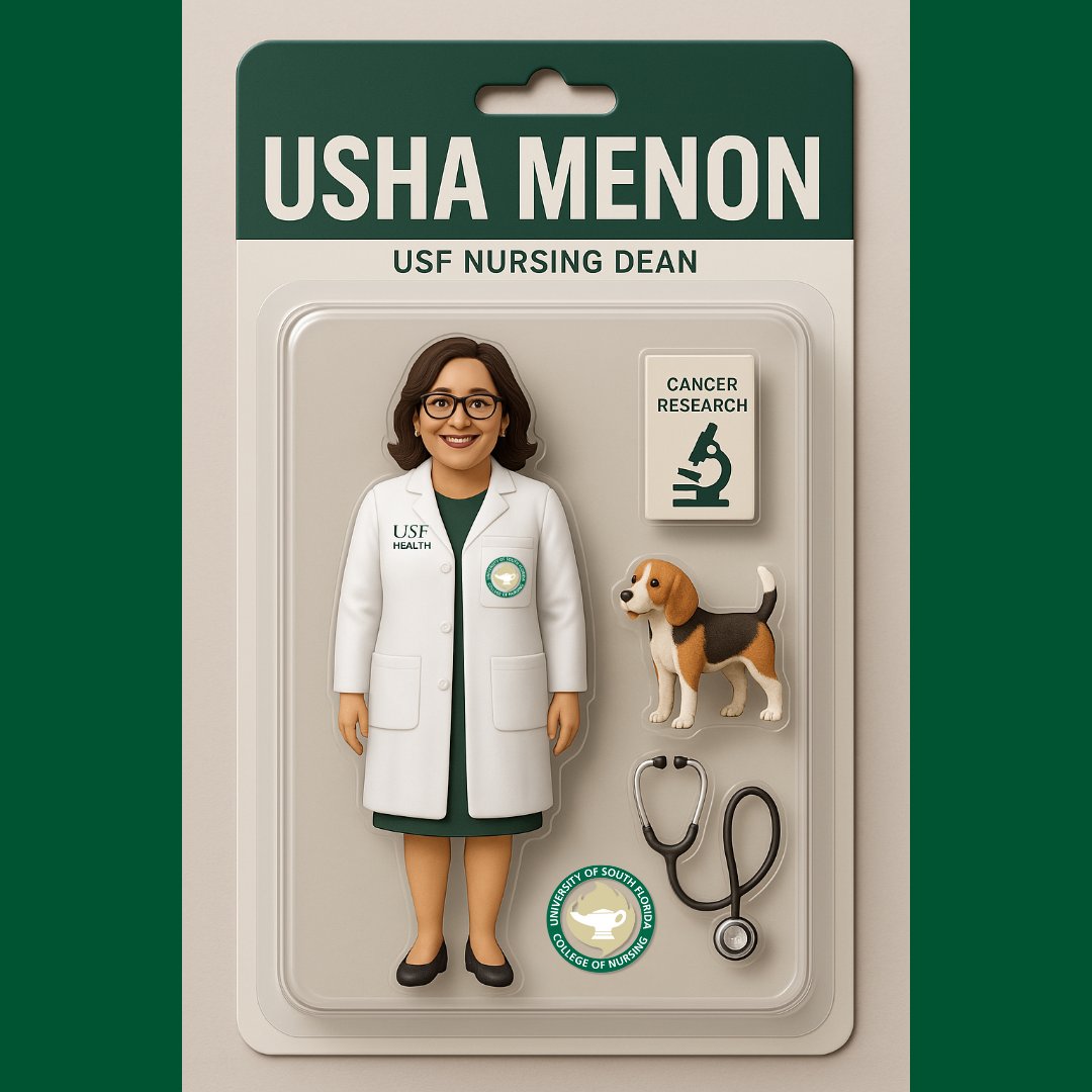 My MarCom Team helped me jump on this trend! The intersection between #Nursing and #AI 😂 

#nursingeducation #USFHealth