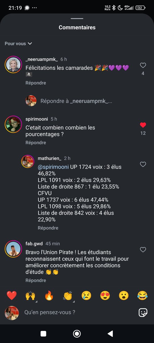mathurien_'s tweet image. Bah la team pk vous masquez mon commentaire ? ils sont public nos résultats pourtant ^^
(À gauche sur mon compte et à droite sur celui d&apos;un pote)