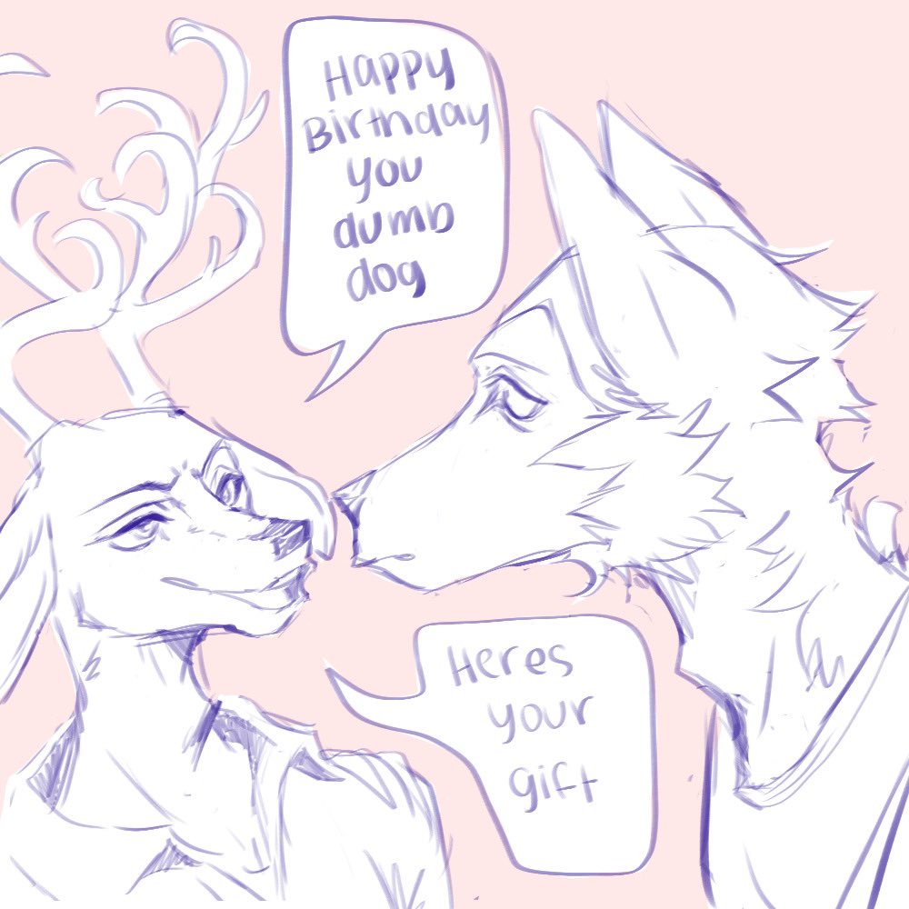 RedRockRyeAD's tweet photo. I’m a little late but here’s some Louis x Legoshi art for Legoshi’s birthday 

I love you legoshi beastars 

#digitalart #beastars #fanart https://t.co/YGTzA3Z1Pp