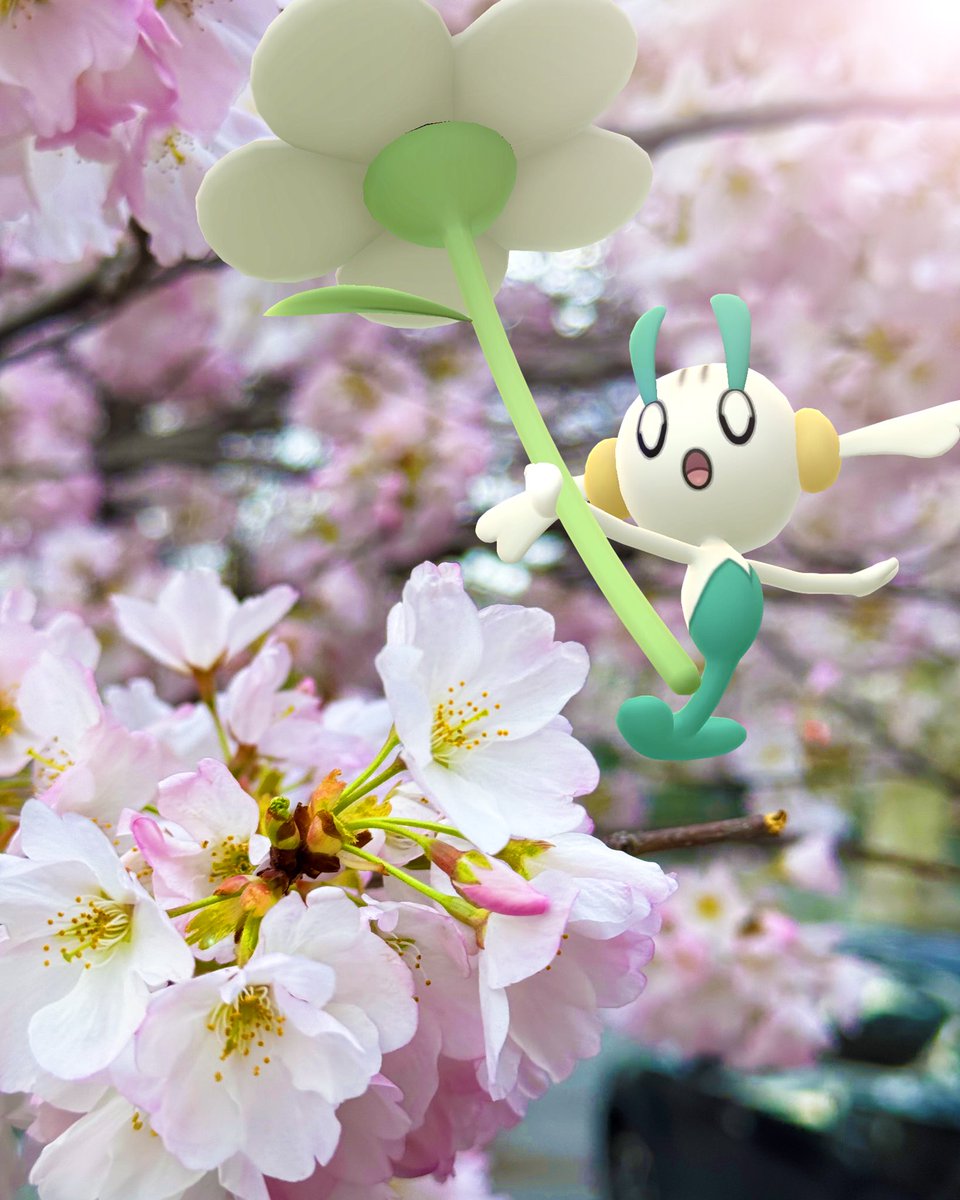 callmephones's tweet photo. The language of flowers speaks softly in spring. 🌸🧚
.
#Pokemon #PokemonGO #GOSnapshot #GOSnapshotCelebration #ARoftheDay #PokemonCommunity #NianticAR #pokemonphotography #augmentedrealityart #virtualphotography #ポケモン #ポケモンGO #ポケモンGOAR https://t.co/WJkGhELcqb