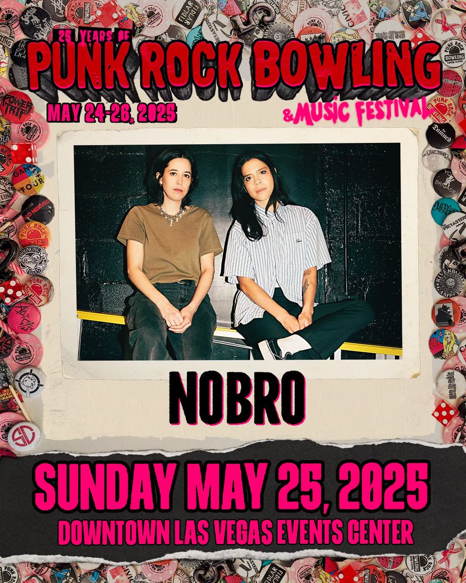 NOBRO (@nobromusic) on Twitter photo We are so stoked to play <a href="/PunkRockBowling/">๐ฟ๐๐ฝ๐บ ๐๐พ๐ฒ๐บ ๐ฑ๐พ๐๐ป๐ธ๐ฝ๐ถ</a> in Vegas on May 25th ๐
Grab your tickets at the link here: punkrockbowling.com
#punkrock #punk #festival #music We are so stoked to play <a href="/PunkRockBowling/">๐ฟ๐๐ฝ๐บ ๐๐พ๐ฒ๐บ ๐ฑ๐พ๐๐ป๐ธ๐ฝ๐ถ</a> in Vegas on May 25th ๐
Grab your tickets at the link here: punkrockbowling.com
#punkrock #punk #festival #music