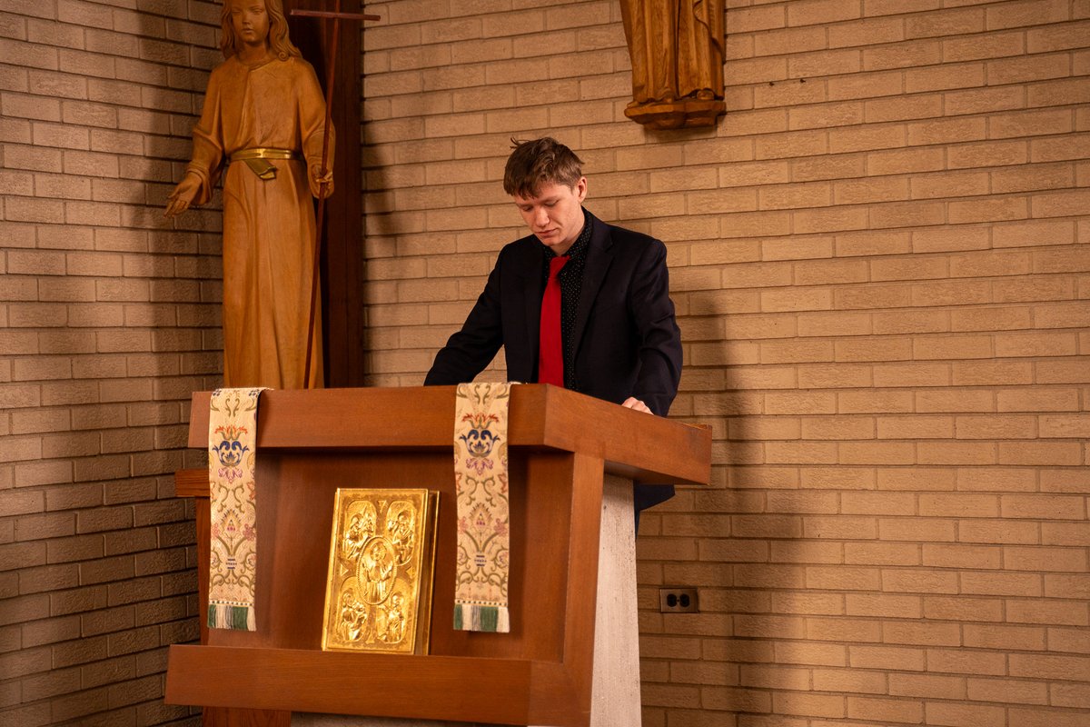 IonaPrep's tweet photo. This afternoon, as our Gaels get ready to begin their Holy Week break, students from Mr. DeBiase and Mrs. Gallino’s theology classes gathered in the school chapel to pray the Stations of the Cross — a moment of reflection and faith before the days ahead.

#InvestInspireIgnite https://t.co/QI6Vj7fhv9