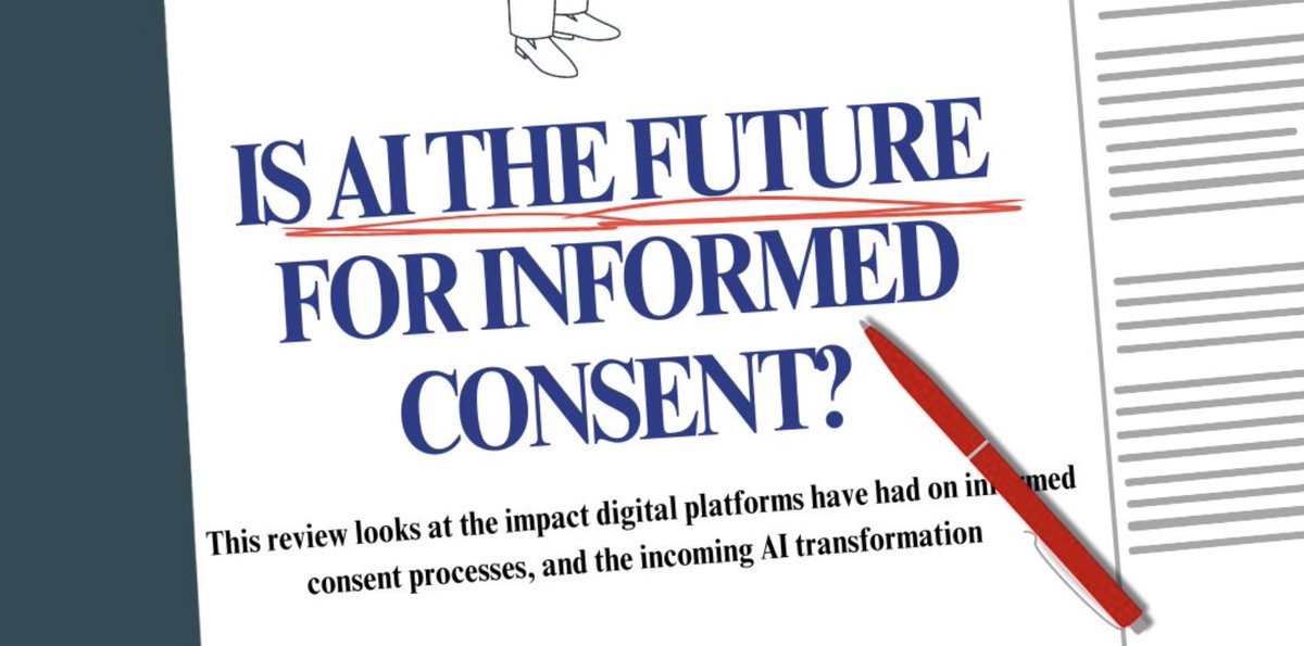 Dafydd Loughran (@dafyddloughran) on Twitter photo Congratulations <a href="/apboddy/">Alex Boddy</a> on this week's publication of ‘Enhancing informed consent in oncological surgery through digital platforms and artificial intelligence’.
The review oozes Alex’s wisdom; a review of present + balanced future-gaze re AI-driven opportunities in the area 👏 Congratulations <a href="/apboddy/">Alex Boddy</a> on this week's publication of ‘Enhancing informed consent in oncological surgery through digital platforms and artificial intelligence’.
The review oozes Alex’s wisdom; a review of present + balanced future-gaze re AI-driven opportunities in the area 👏