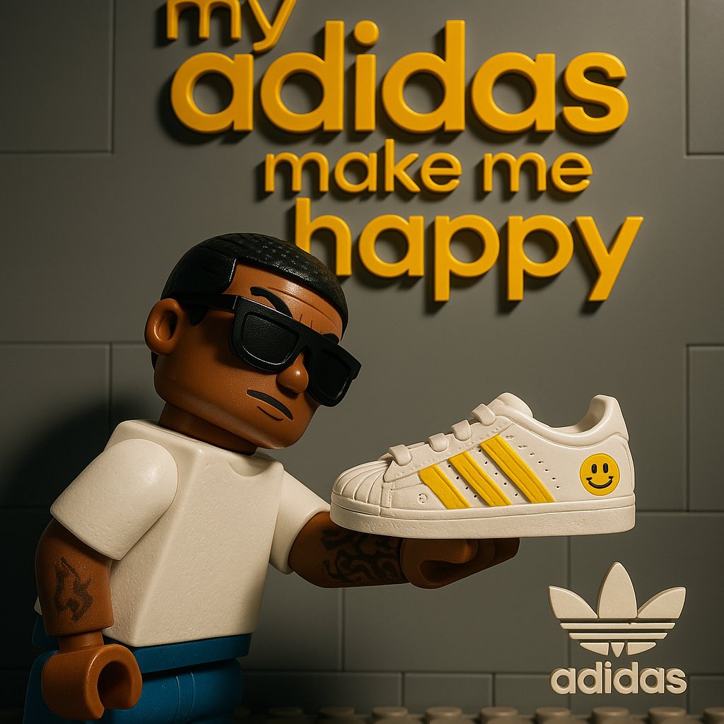 JCMH_ETH's tweet photo. @adidasoriginals @Pharrell just wanted to flex his Adidas — now he’s a $LEGO minifig and his shoe collection clicks when he walks.
#myadidas #LEGOstyle @LegoHodl @LEGO_Group @BitMartExchange @adidas https://t.co/MvfV4Yn5JS