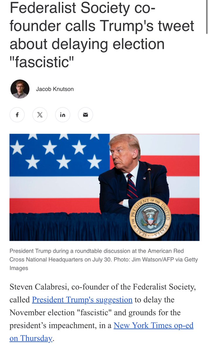 LauraLoomer's tweet photo. 🚨 CALL TO ACTION FOR MAGA 🚨 

STOP SUPPORTING THE FEDERALIST SOCIETY 

Did you know that the “New Civil Liberties Alliance”, a so called “Conservative libertarian group” with ties to the @FedSoc Federalist Society filed a lawsuit earlier this month to kneecap President Trump from being able to impose tariffs and negotiate reciprocal trade agreements with foreign countries? 

They are arguing that Trump’s tariffs are unlawful and unconstitutional. 

Who funds the New Civil Liberties Alliance? 

Leonard Leo, the co-chairman of the Federalist Society, & Trump hater Charles Koch: Two very pro China donors! The Koch brothers also donated heavily to Club for Growth, which President Trump likes to call “Club for China Growth”.

Perhaps MAGA need to stop supporting the Federalist Society, since their record of supporting Donald Trump is far from impressive:

Let’s examine the Federalist Society’s record: 

🚨 They didn’t financially support President Trump in 2024. 
🚨Advised Trump to pick Amy Coney Barrett for SCOTUS, who works overtime to obstruct the Trump admin. 
🚨 Ran PR to stop @RobertKennedyJr’s confirmation as HHS Secretary 
🚨 Suing Trump to stop his tariffs on the grounds that they’re “unconstitutional” 
🚨 Their Co-founder Steven Calabresi called Trump’s attempts to delay the 2020 election “fascistic” in a NY Times Op Ed and said he should be impeached and convicted for J6. Calabresi also called on every congressional Republican to tell Trump he cannot postpone the election and added that those who say otherwise "should never be elected to Congress again."

https://t.co/A9M2UD6f21

Why is anyone who works for @FedSoc Federalist Society allowed to get near President Trump? And please, for the love of God, can we please not take any more SCOTUS justice recommendations from these Federalist Society Trump haters? 

Screw these people!!! 

RECEIPTS 👇🏻

Cc: @realDonaldTrump @JDVance @SusieWiles