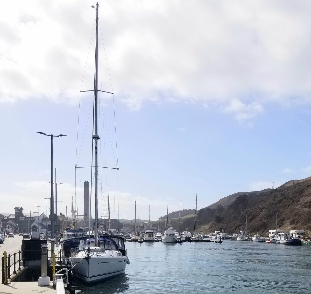 Gameguy69's tweet image. Sights around Peel, SW IoM, on a recent visit. Pt.2 - The marina. #IsleofMan #Peel #BOATS #harbour