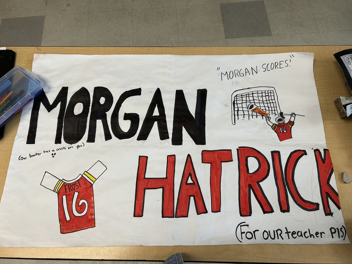 I teach sixth grade. My class won tickets to see the flames game on Sunday through the CGY Champs program. I told them I thought <a href="/_morganfrost_10/">morgan frost</a> was a good player 1 time. This is what they want to bring to the game. <a href="/NHLFlames/">Calgary Flames</a>