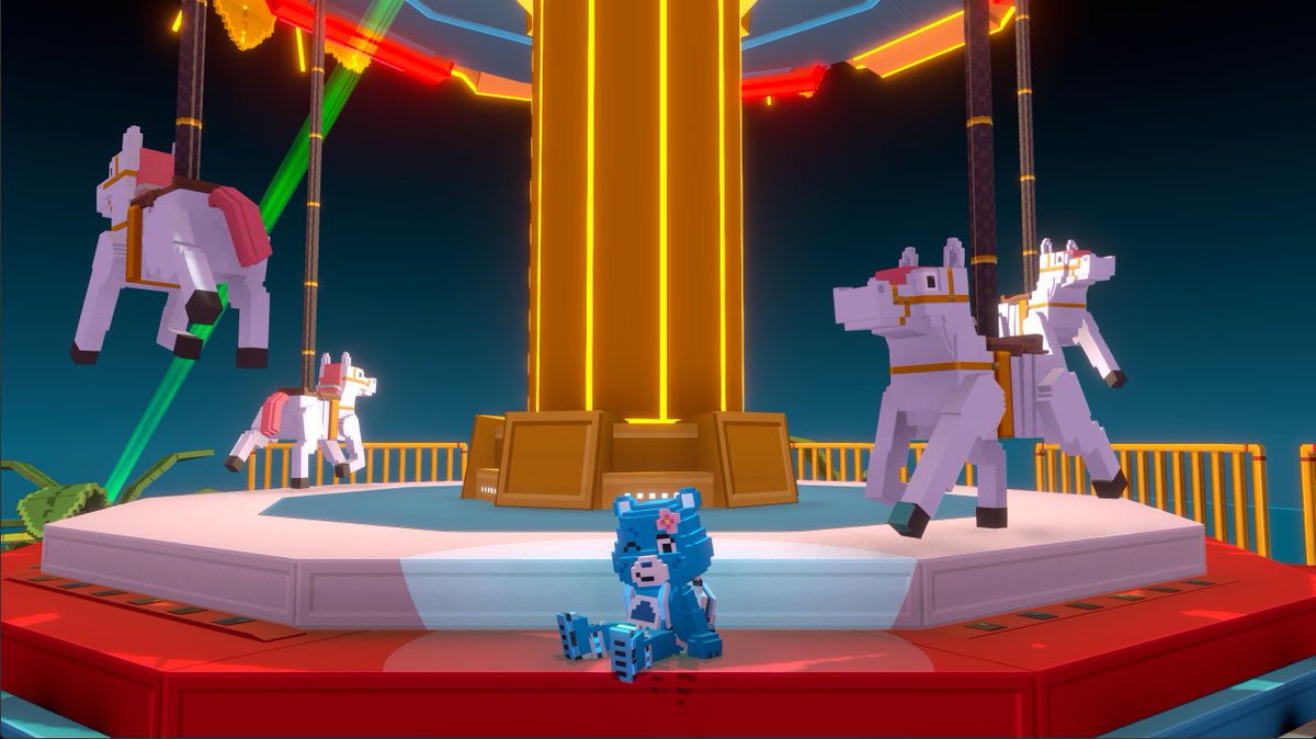 Round and round we go in <a href="/TheSandboxGame/">The Sandbox</a> 🎠 tsbga.me/TheSandbox #AlphaSeason5