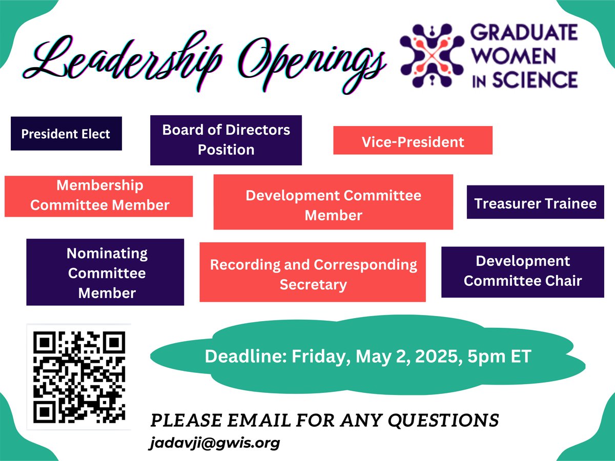 Graduate Women in Science (@gwisci) on Twitter photo 