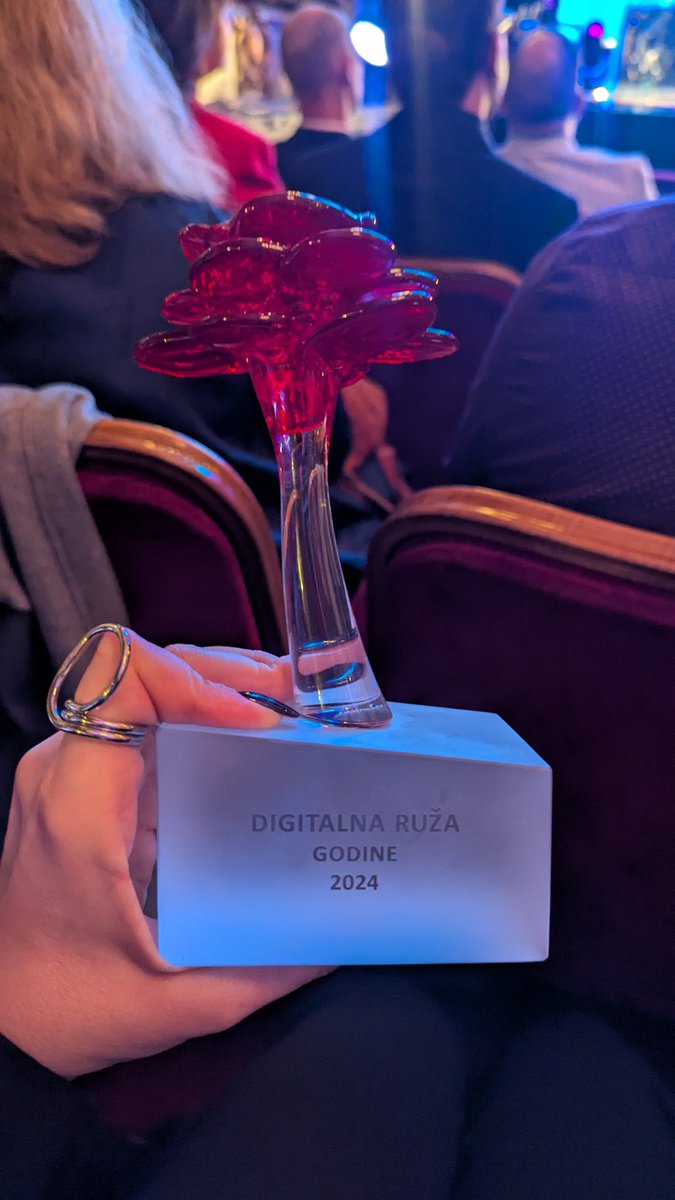 Ljudi moji, pa što je ovo?! Digitalna ruža godine za naš mali veliki podcast? 🥹❤️💪🏻 Hvala svima!