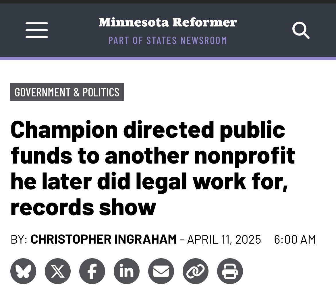 _cingraham's tweet photo. NEW: Sen. Bobby Joe Champion did legal work for another nonprofit he previously directed public funds to, court records show. https://t.co/Mo2bNkSd6u