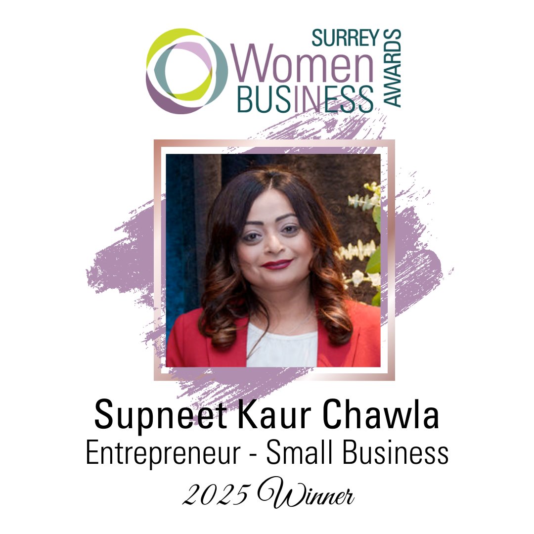 The winner of the 2025 Surrey Women in Business Award – Entrepreneur Small Biz Category, sponsored by <a href="/langaracollege/">Langara College</a> is Supneet Chawla of <a href="/AceCollege2/">Ace community College</a>! #WIB2025 #SurreyBC #WhiteRock #SurreyWIB