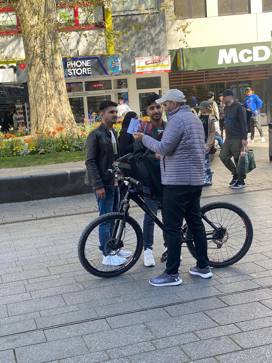 BRP_Media_DE's tweet photo. Today, members of Baloch Republican Party (Germany) engaged with locals, raising awareness about enforced disappearances in Balochistan and inviting them to join tomorrow’s protest. Stand for justice. Silence is complicity!
#EndEnforcedDisappearances #RaiseVoiceForBaloch https://t.co/YxVq61xc3p