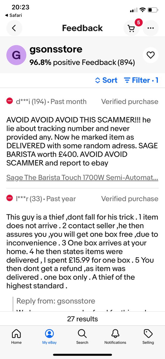 Hi <a href="/eBay_UK/">eBay UK</a> I’ve been going around in circles online after ordering as a ‘guest’. My item was supposedly ‘delivered’ today, to the wrong postcode, signed by a name that doesn’t exist? Nothing delivered. Order No. 13-12918-84056 Seller gsonsstore