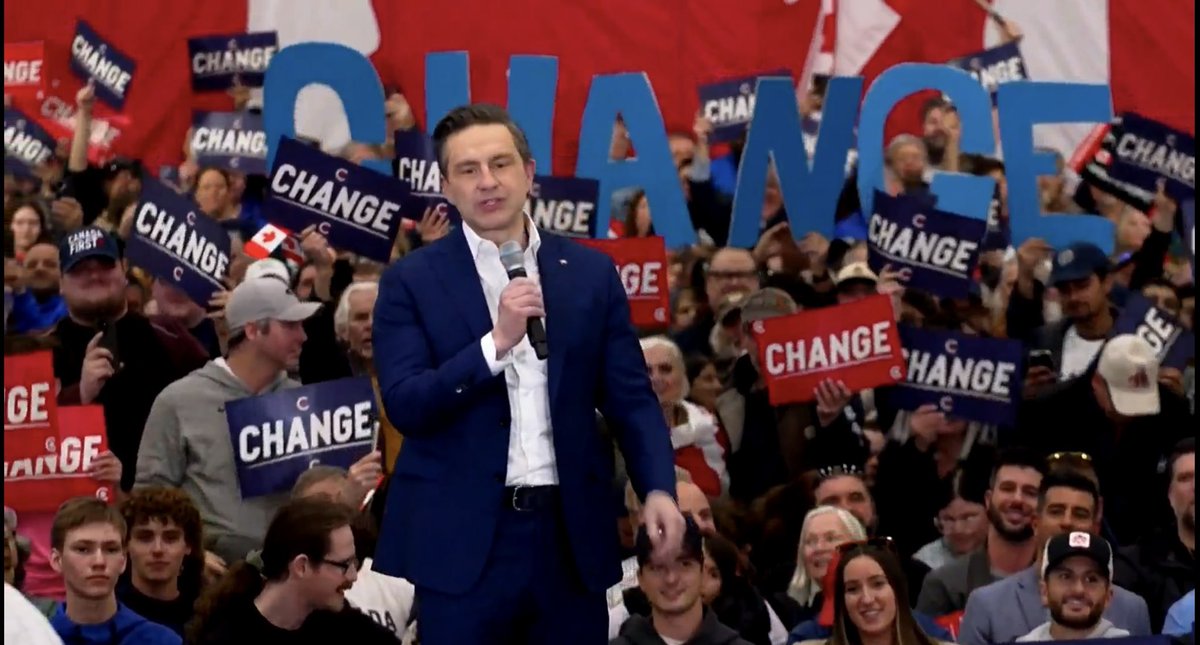 DanMac2014's tweet photo. #Canada needs to #VoteForAChange. A change that only can be brought with another form of government, another party, another leader! @PierrePoilievre was out in #Windsor #Ontario today, looks like folks out there need a change! #PierrePoilievre4PM #LetsDoThis https://t.co/65dlviRimG