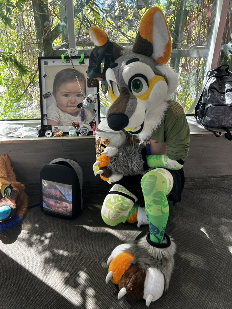 BridgerdaYote's tweet photo. I found the a holy shrine to the #TFFBABY at #TFF25 https://t.co/XiN6sYCklP