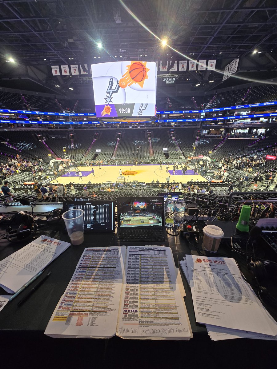 Game #81 on Fan Appreciation night downtown.

The 35-45 Suns play their final home game of the season looking to end an 8 game skid.

The 33-47 Spurs will try to take the season series with a win after splitting the 1st 2 meetings.

Tipoff set for 7pm.  #SunsUp