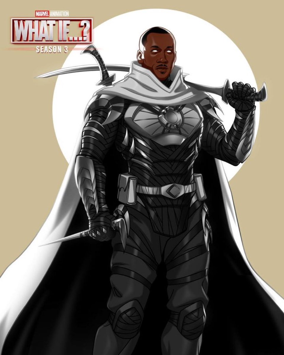 QuidVacuo's tweet photo. ¡Primer vistazo oficial al Blade Moon Knight que vimos en 'WHAT IF?...' y que veremos en 'MARVEL ZOMBIES'! https://t.co/mpWKgdfO4F