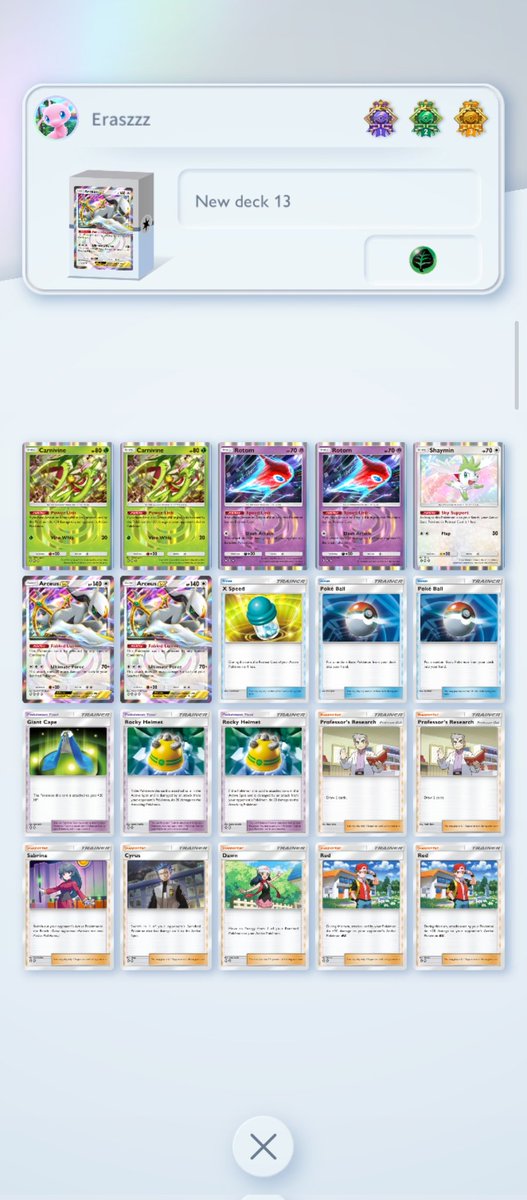 eras01's tweet photo. やった!😊
#PokemonTCGPocket #ポケポケ https://t.co/AmVBnGJFJH