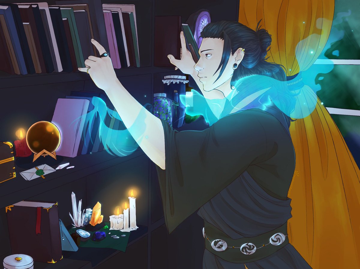 Immortana's tweet photo. Fantasy AU, my beloved
#jjk #JujutsuKaisen #GetoSuguru https://t.co/vbJkhhnR2C