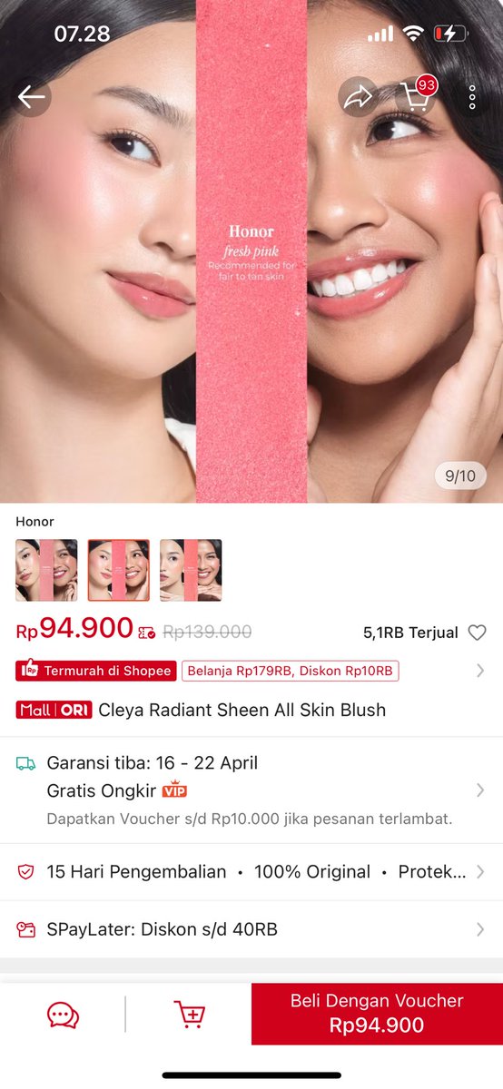 motivave's tweet photo. blush cleya baguss bgt promoo nihh harga asli 120+ gercepp co https://t.co/QK0v9yLps0 https://t.co/eQ3dJIpT1S