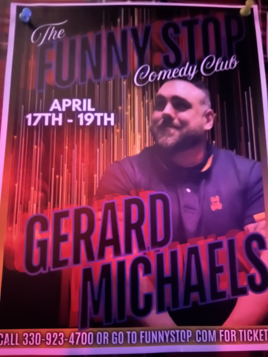 Nidal1971's tweet photo. Carl strong is performing at Funny Stop this week https://t.co/YAtckVrwbt