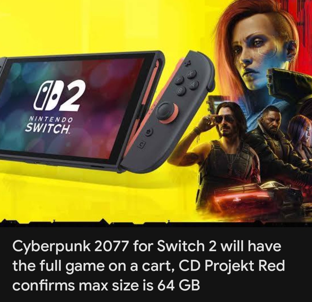 The Lyrical (@_thelyrical) on Twitter photo Wait... So <a href="/Nintendo/">任天堂株式会社</a> missed the chance to call this thing the "Nintendo Switch 64"??? 😔
#NintendoSwitch2 <a href="/NintendoAUNZ/">Nintendo AU NZ</a> <a href="/NintendoAmerica/">Nintendo of America</a> #NintendoSwitch64 Wait... So <a href="/Nintendo/">任天堂株式会社</a> missed the chance to call this thing the "Nintendo Switch 64"??? 😔
#NintendoSwitch2 <a href="/NintendoAUNZ/">Nintendo AU NZ</a> <a href="/NintendoAmerica/">Nintendo of America</a> #NintendoSwitch64