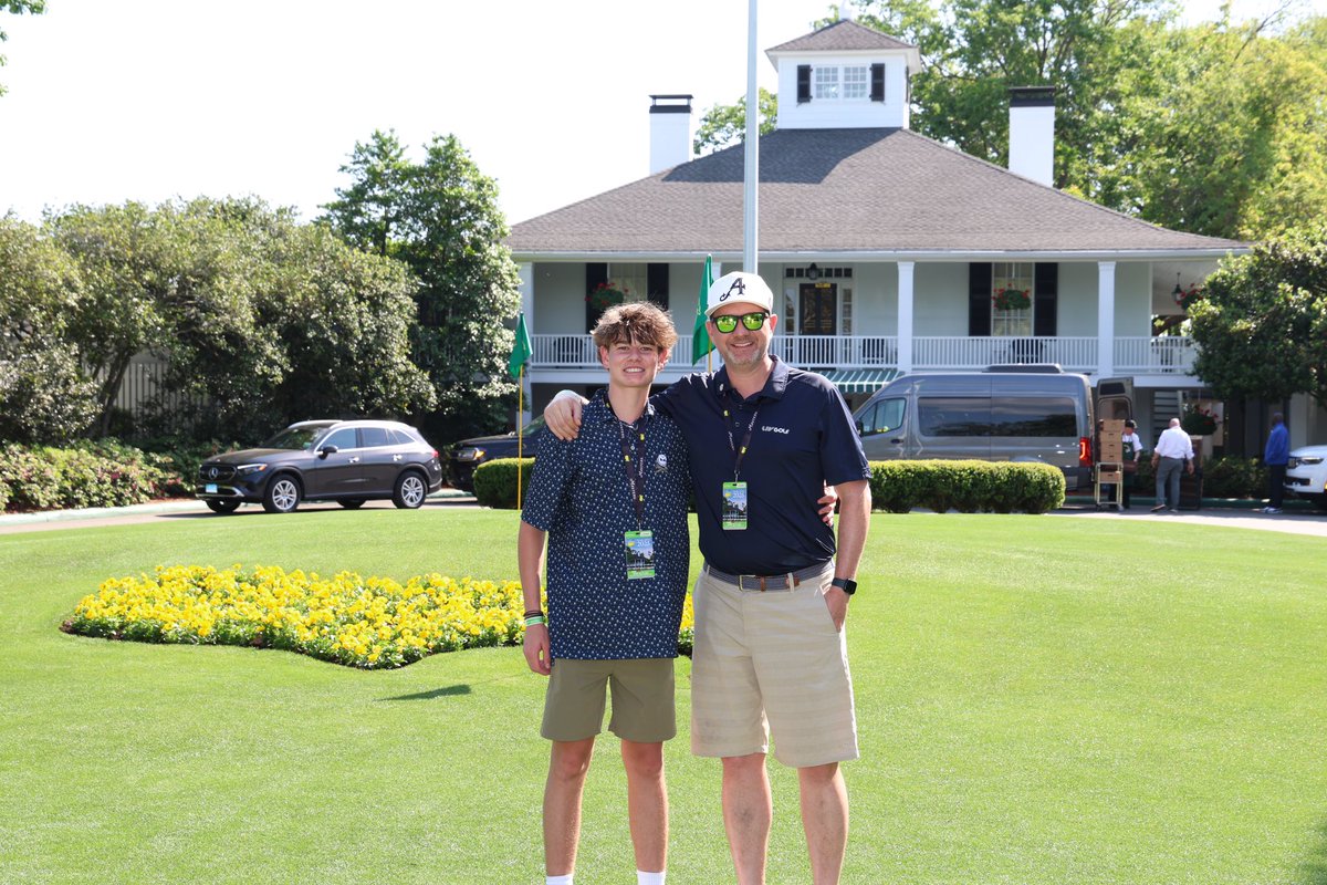 Fantastic day with my oldest. Thank you <a href="/TheMasters/">The Masters</a> for taking my phone away for 12 hours.  Needed. 

Cheering on our <a href="/livgolf_league/">LIV Golf</a> family at the #Masters. 

#LIVGOLF #LIV #Augusta